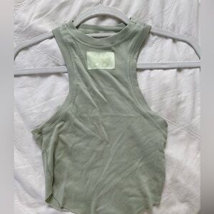 Boys lie halter neck green tank O/S